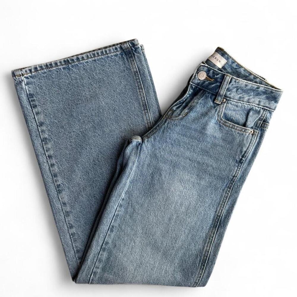PacSun Casey Low Rise Baggy Jeans Medium Wash Denim Y2K Relaxed Straight Leg